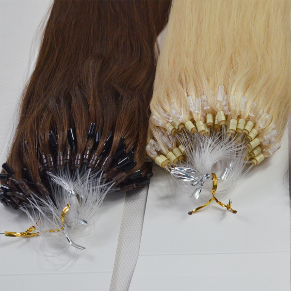 Ombre color micro bead human hair extensions  LJ69